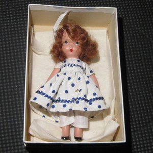 Original 1940 Nancy Ann Storybook Doll "Little Betty Blue"  Bisque Doll.